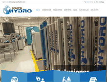 Tablet Screenshot of grupohydro.com